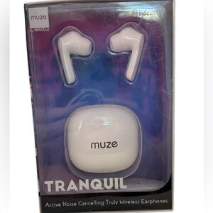 Muze Tranquil Active Noise Cancelling Wireless Earphones